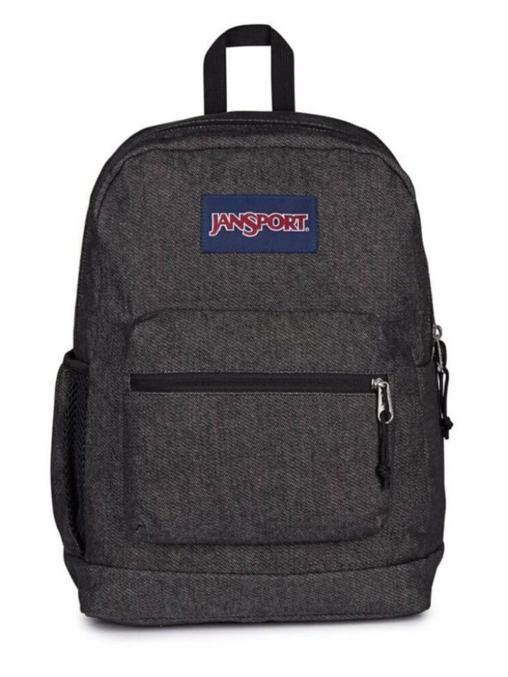 JanSport - Cross Town Plus Remix 17" Backpack - denim Black, laptop case